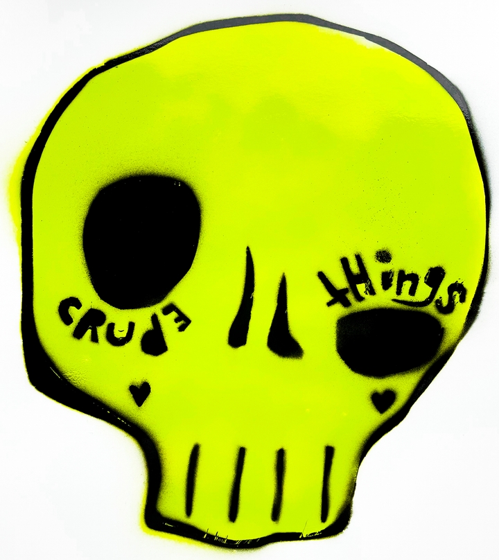 Yellow Candy Skull