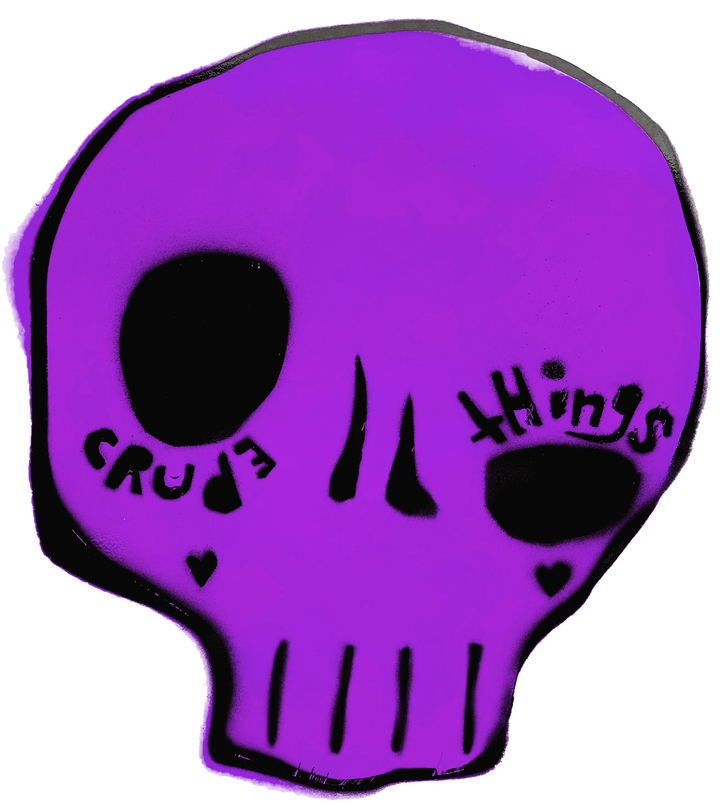 Purple Candy Skull