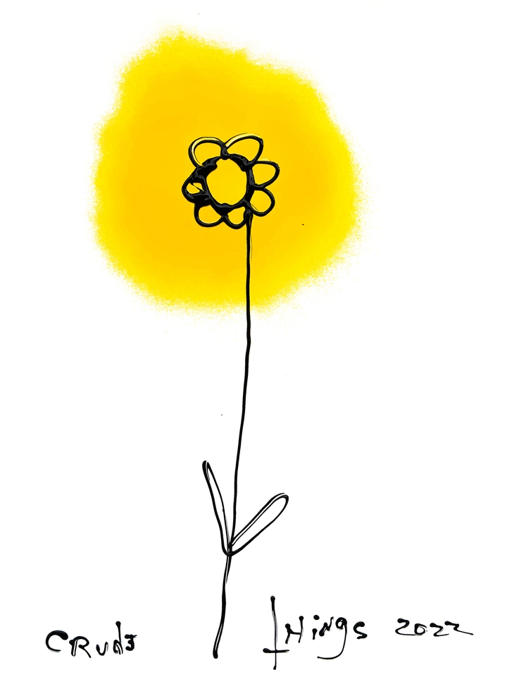 Lana's Flower on Yellow